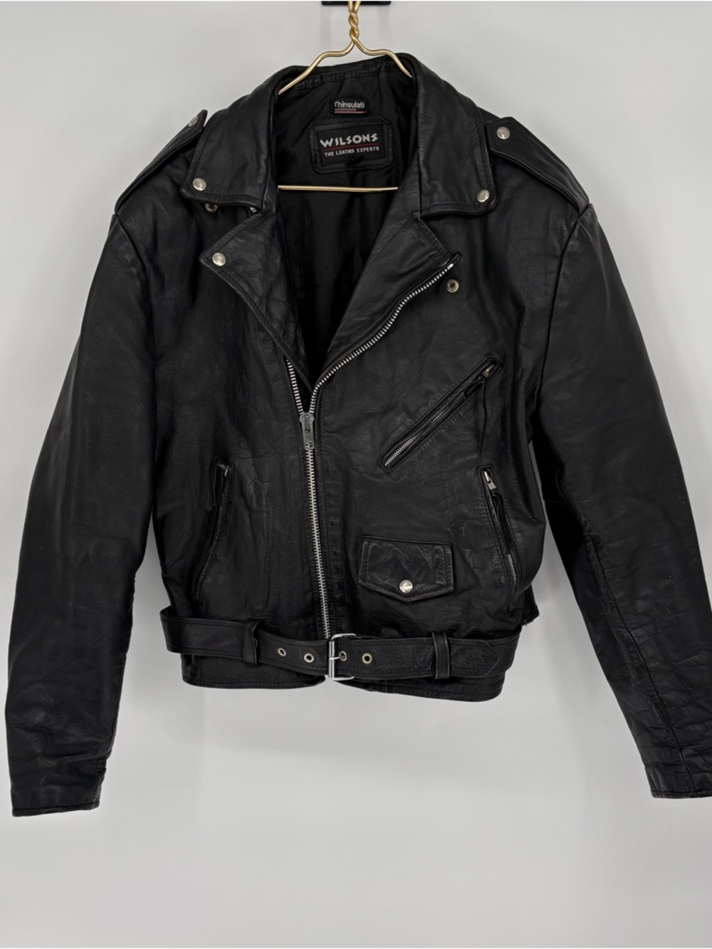 Vintage Wilson’s Leather Motorcycle Jacket